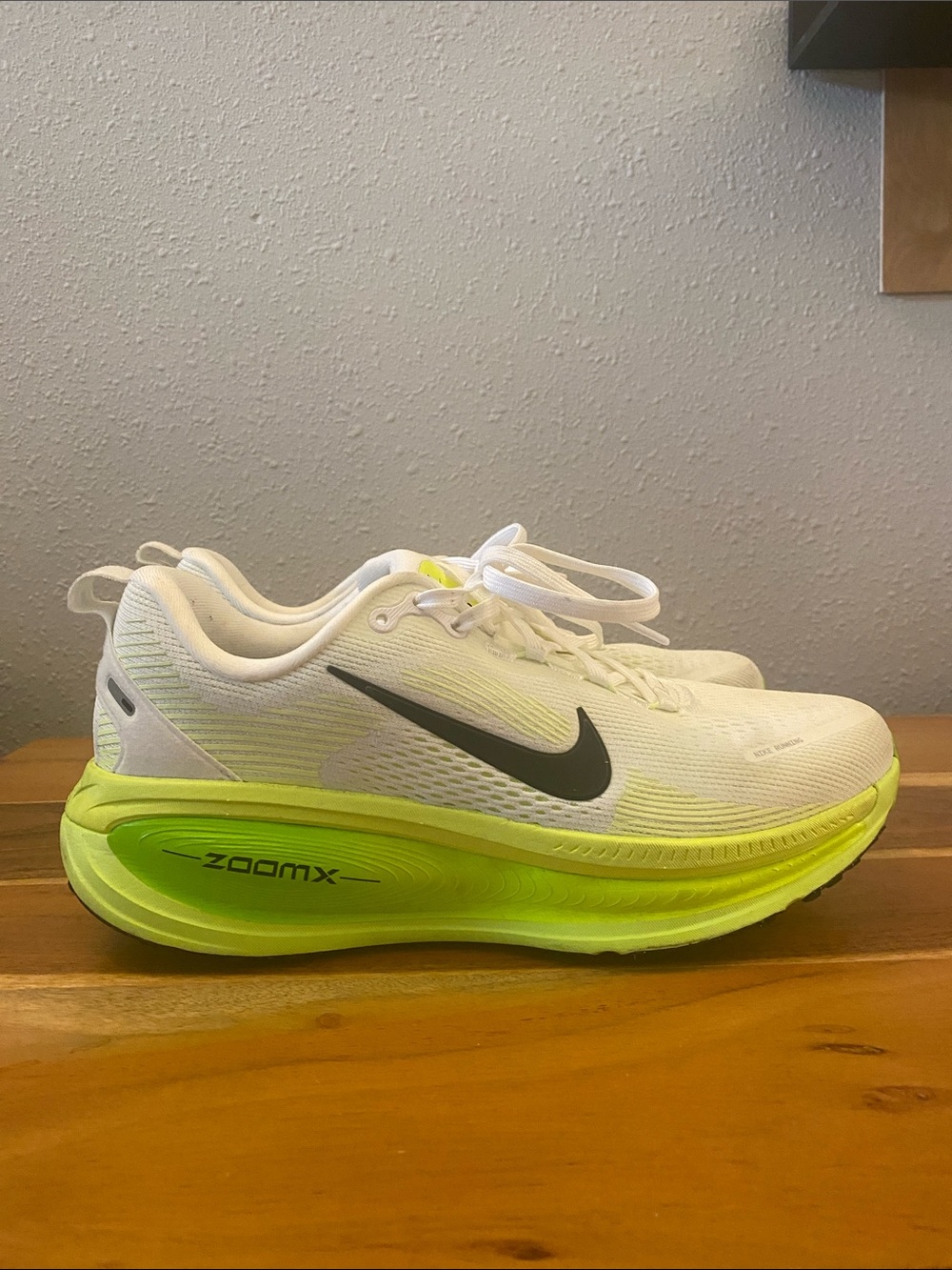 Nike Woman’s White and Vomero ZoomX Running Sneakers